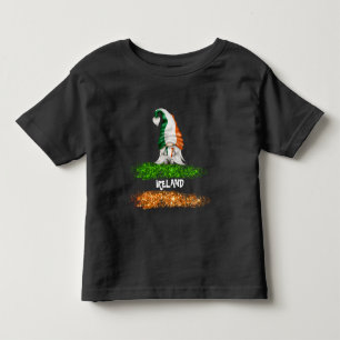*~* IRISCH IRLAND GARTENZWERG KLEINKIND Flaggen T- T-shirt