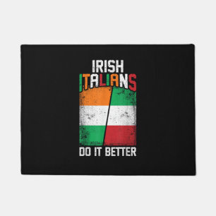 Irisch Italienisch Funny Irish Italians Do It Bett Fußmatte