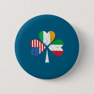 Irisch Italienische Amerikanische Flagge Irland It Button