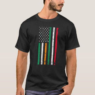 Irisch-Italienische Amerikanische Flagge Irland It T-Shirt