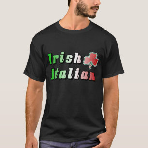 Irisch Italienische Flagge Shamrock St. Patricks T T-Shirt