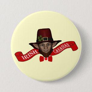 irisch-kanadisch lustig patriotisch button
