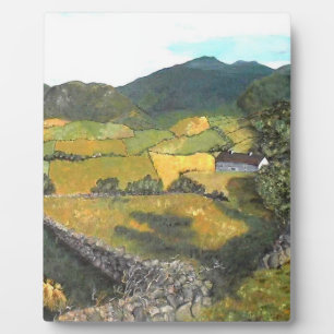 Irisch Landschaftsgebirge Mourne Ireland Plaque Fotoplatte