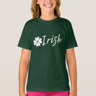 Irisch mit Kleeblatt - St Patrick Day T - Shirt