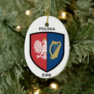 Irisch-polnisches Erbe Keramik Ornament