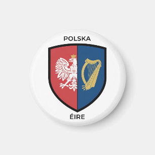 Irisch-Polnisches Erbe Magnet