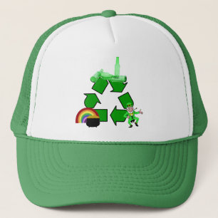 Irisch recycelnd truckerkappe
