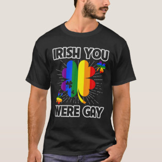 Irisch Sie waren Gay LGBT Pride Funny St Patricks T-Shirt