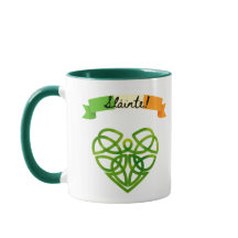 Irisch "Sláinte!" Keltische Tasse - Gesundheitsfra