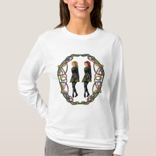 Irisch Tänzer Keltischer Kreis T-Shirt
