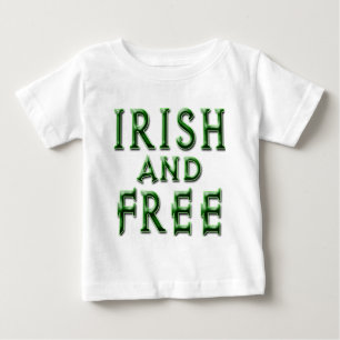 IRISCH und GEBEN Sie für St Patrick Tag frei Baby T-shirt