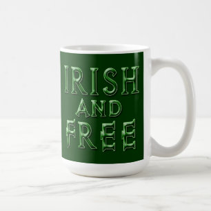 IRISCH und GEBEN Sie für St Patrick Tag frei Kaffeetasse