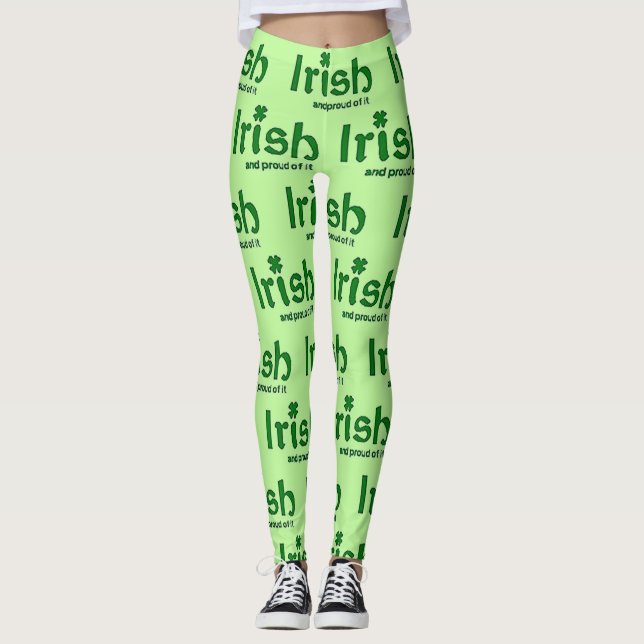 Irisch und stolz leggings (Vorderseite)