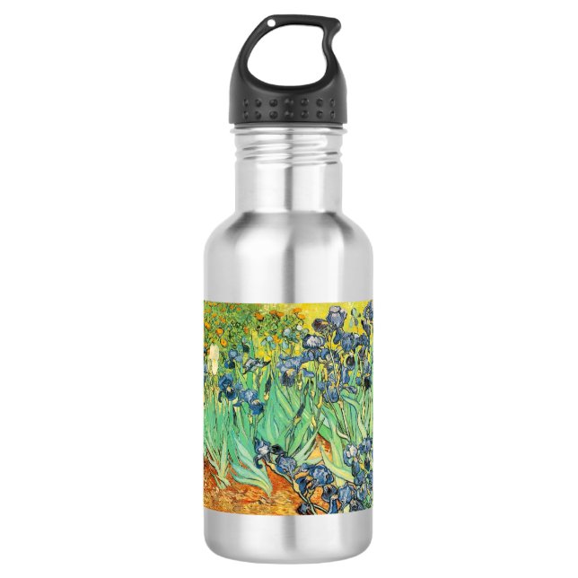 Irisch - Van Gogh - c1889 Edelstahlflasche (Vorderseite)