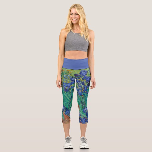 Irisch Vincent van Gogh Capri Leggings (Vorderseite)