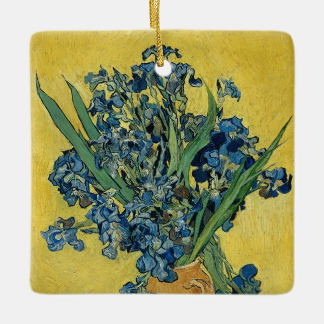 Irisch - Vincent van Gogh Fine Art Keramikornament (Vorderseite)