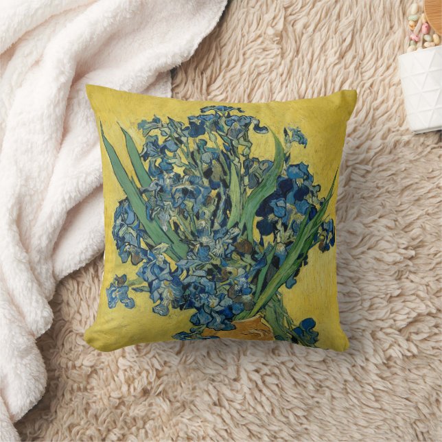 Irisch - Vincent van Gogh Fine Art Kissen (Decke)
