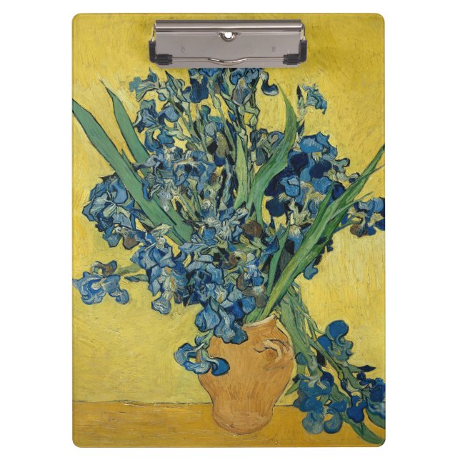 Irisch - Vincent van Gogh Fine Art Klemmbrett (Vorderseite)