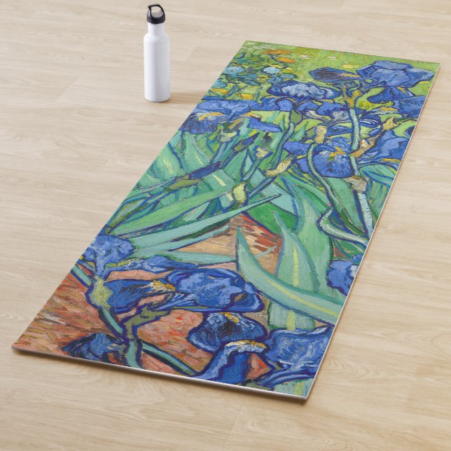 Irisch von Van Gogh. Yogamatte (Beispiel)