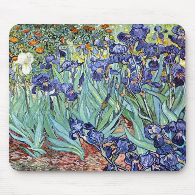 Irisch von Vincent van Gogh 1898 Mousepad (Vorne)