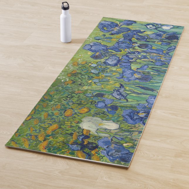 Irisch von Vincent van Gogh GalleryHD Floral Art Yogamatte (Beispiel)