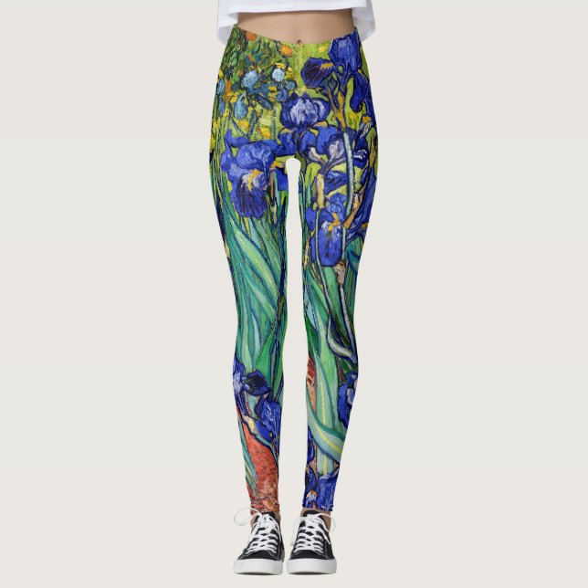 Irisch von Vincent van Gogh Leggings (Vorderseite)
