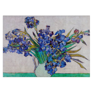 Irisch von Vincent Van Gogh Tischset Blume art Schneidebrett
