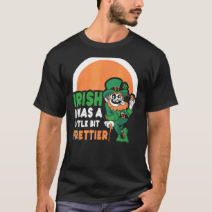 irisch war ich ein bisschen Hübscher Irland St. Pa T-Shirt