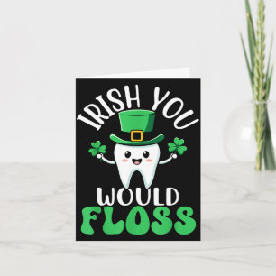 Irisch würde man am St. Patrick's Day Hemd zahnärz Karte