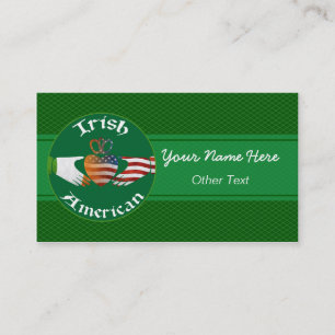 Irische Amerikaner Claddagh Visitenkarte