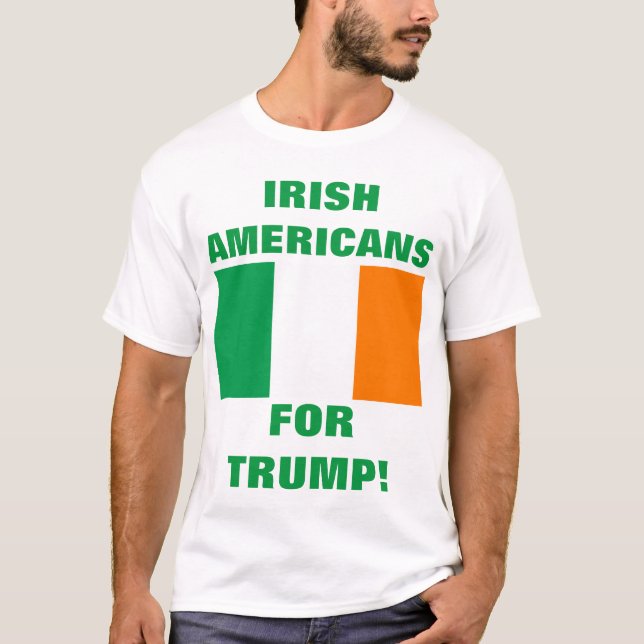 IRISCHE AMERIKANER FÜR TRUMP T-Shirt (Vorderseite)