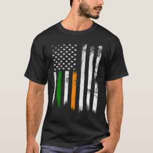 Irische amerikanische Flagge Patriotische Irlandfl T-Shirt