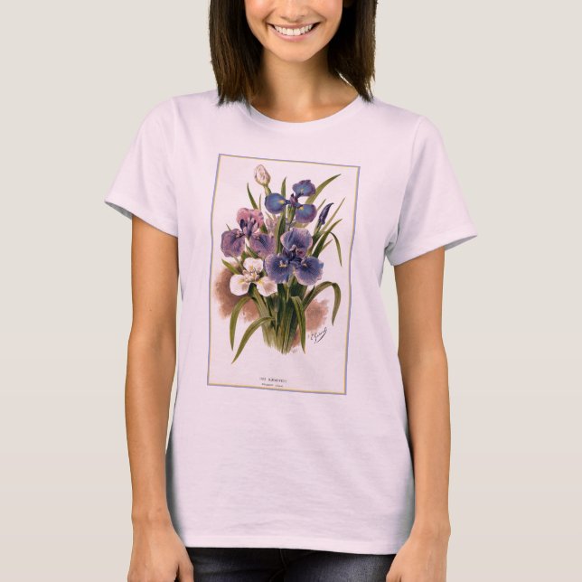 Irische antike botanische T - Shirt (Vorderseite)