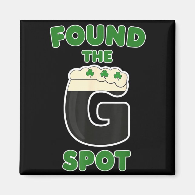 Irische Bier Shamrocks St Patricks Trinken Magnet (Vorne)