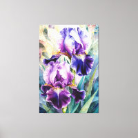 *~* Irische Blume Künstlerisch Iris Painting AP84