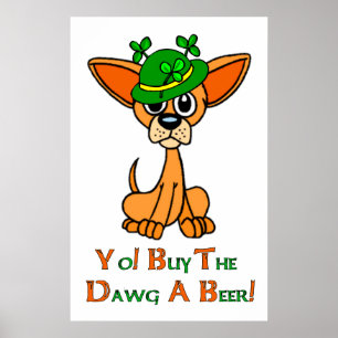 Irische Chihuahua Poster