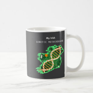 Irische DNA Irland Motherboard Kaffeetasse