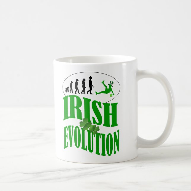 Irische Evolution Kaffeetasse (Rechts)