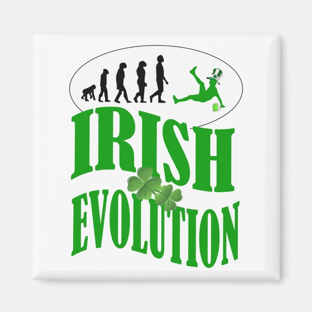 Irische Evolution Magnet (Vorne)