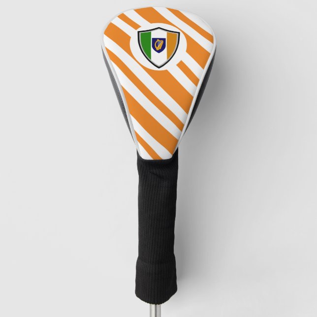 Irische Fahne Golf Headcover (Vorderseite)