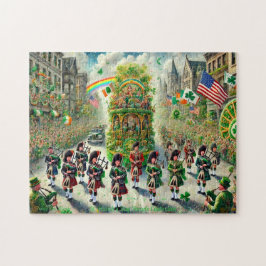 Irische Feier, St. Patrick's Day Parade Puzzle