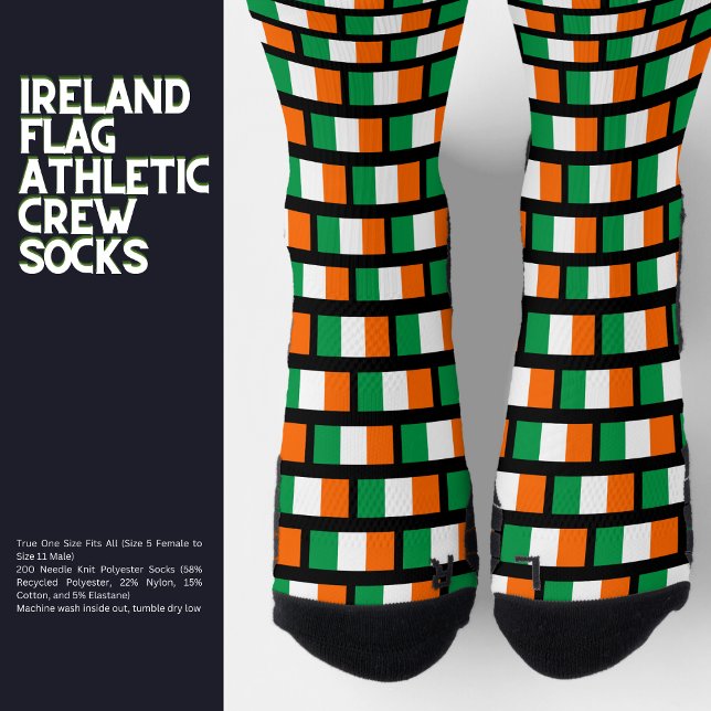 Irische Flagge: Athletische Crew Socken (Birthday Depot
Ireland Flag Athletic Crew Socks)