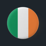 Irische Flagge Button<br><div class="desc">Patriotische Flagge Irlands.</div>