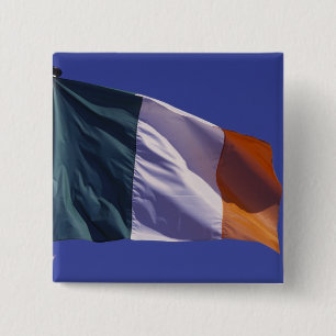 irische Flagge Button
