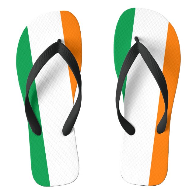 irische Flagge Flip Flops (Fußbett)