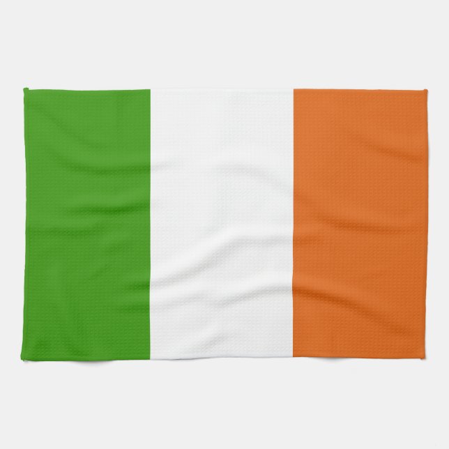 irische Flagge Geschirrtuch (Horizontal)