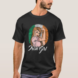 Irische Flagge Irland Irisches Mädchen T-Shirt