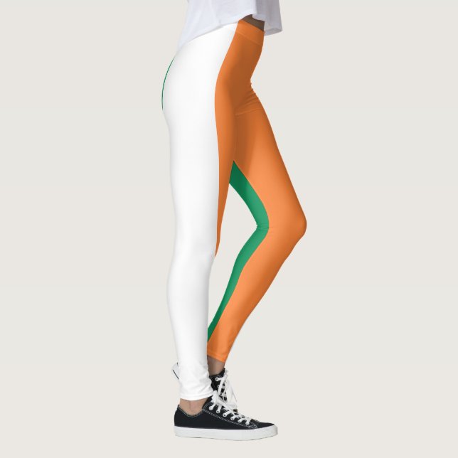 Irische Flagge Leggings (Rechts)