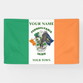 irische Flagge - Pennsylvania irisch Banner