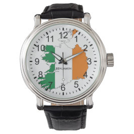 Irische Flagge Personalisiert Armbanduhr